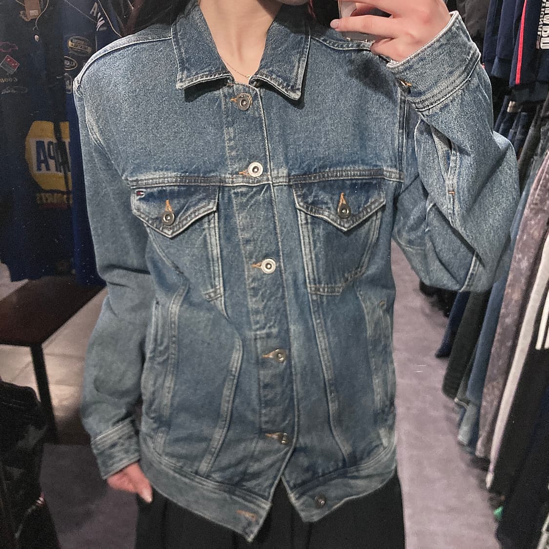 [IM] 타미힐피거 데님 패치워크 트러커 자켓 상품이미지3