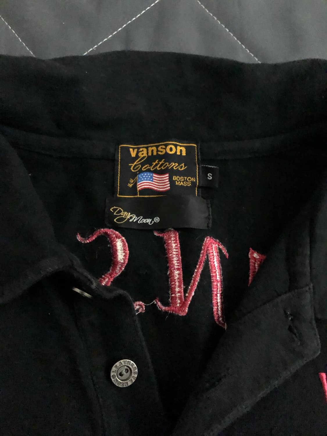 Vanson pk 핑크 자수 반팔 티 상품이미지5