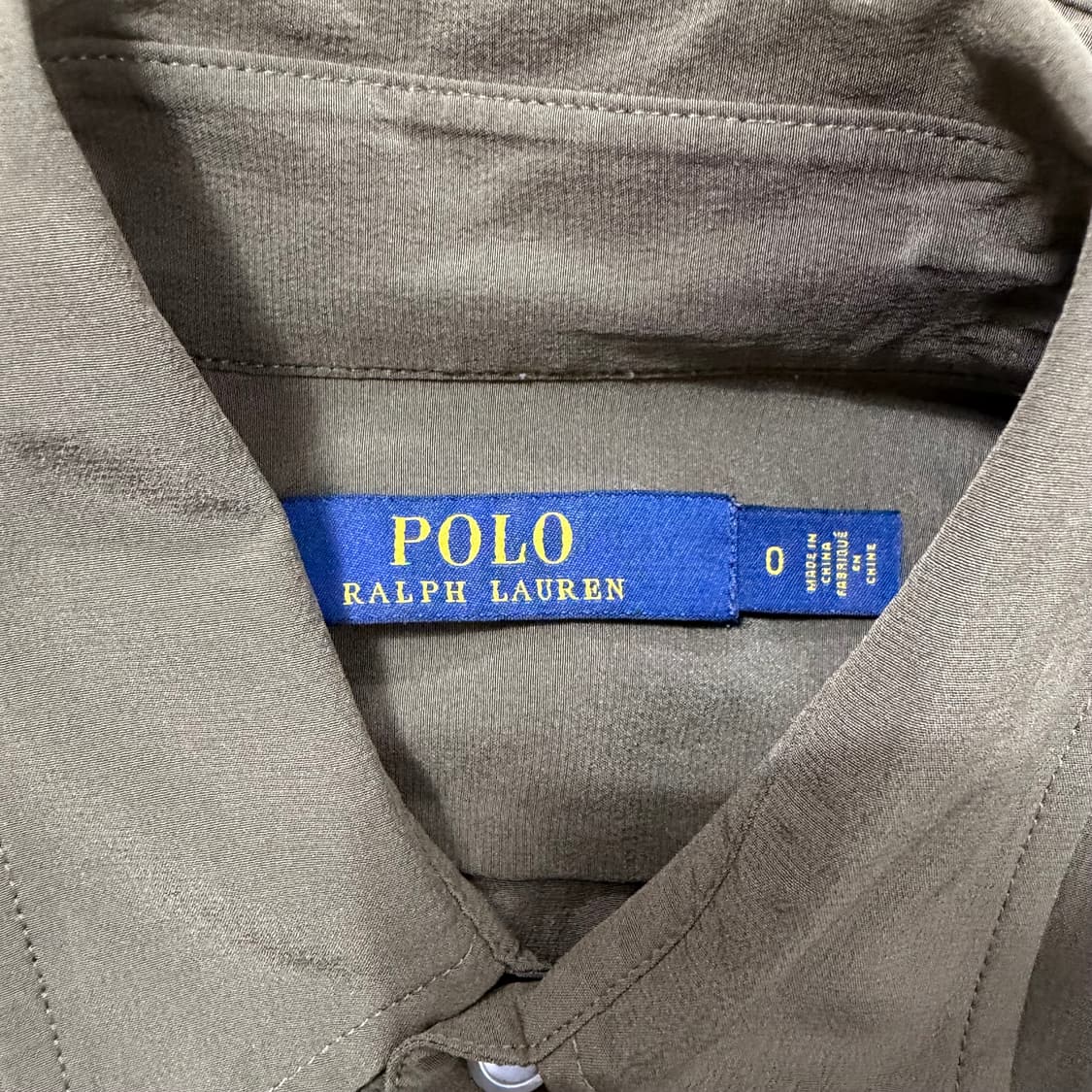 폴로랄프로렌 벨티드 실크 셔츠 원피스 상품이미지7