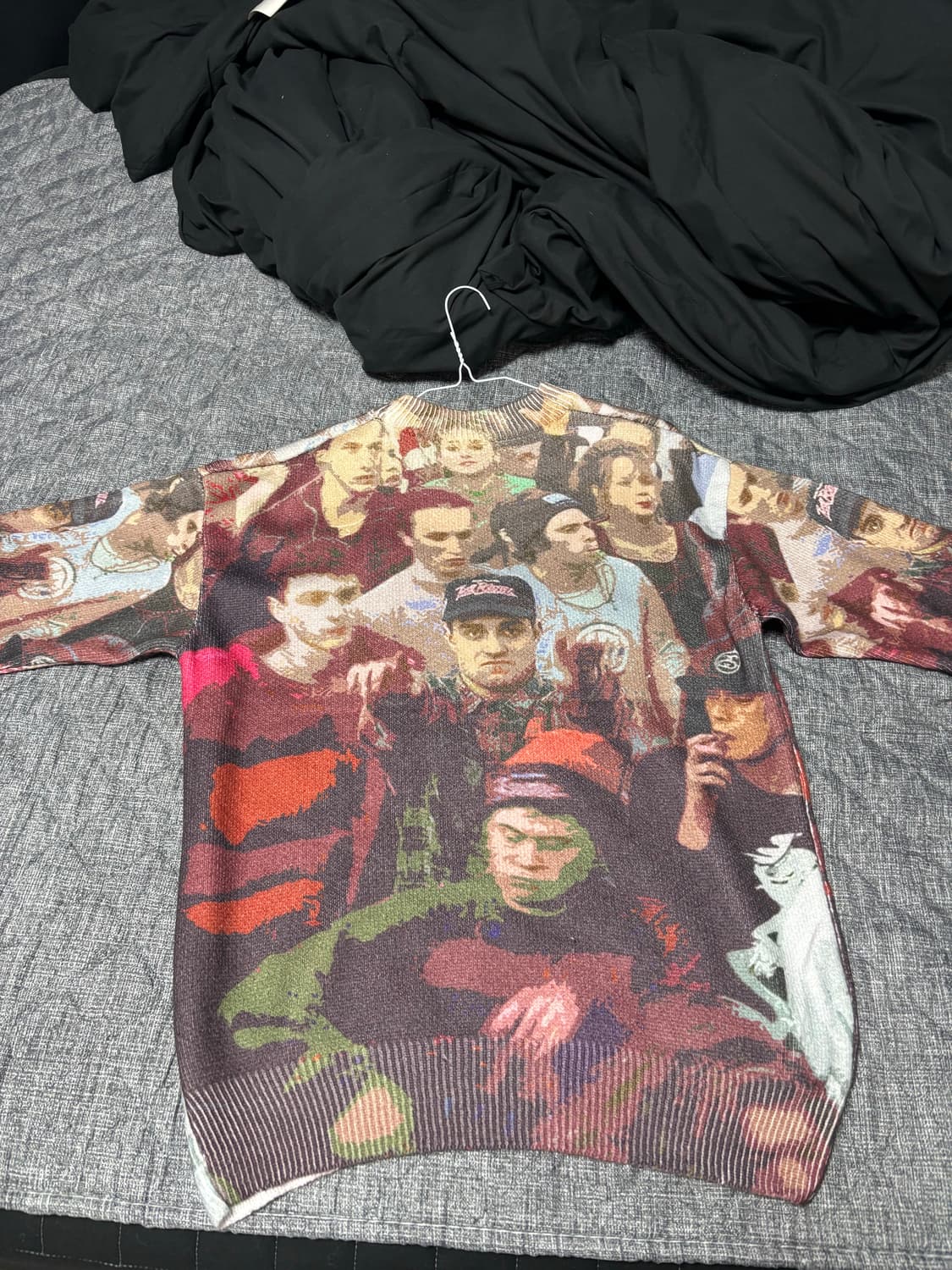 빈티지 프린팅 니트 스웨터 상품이미지2