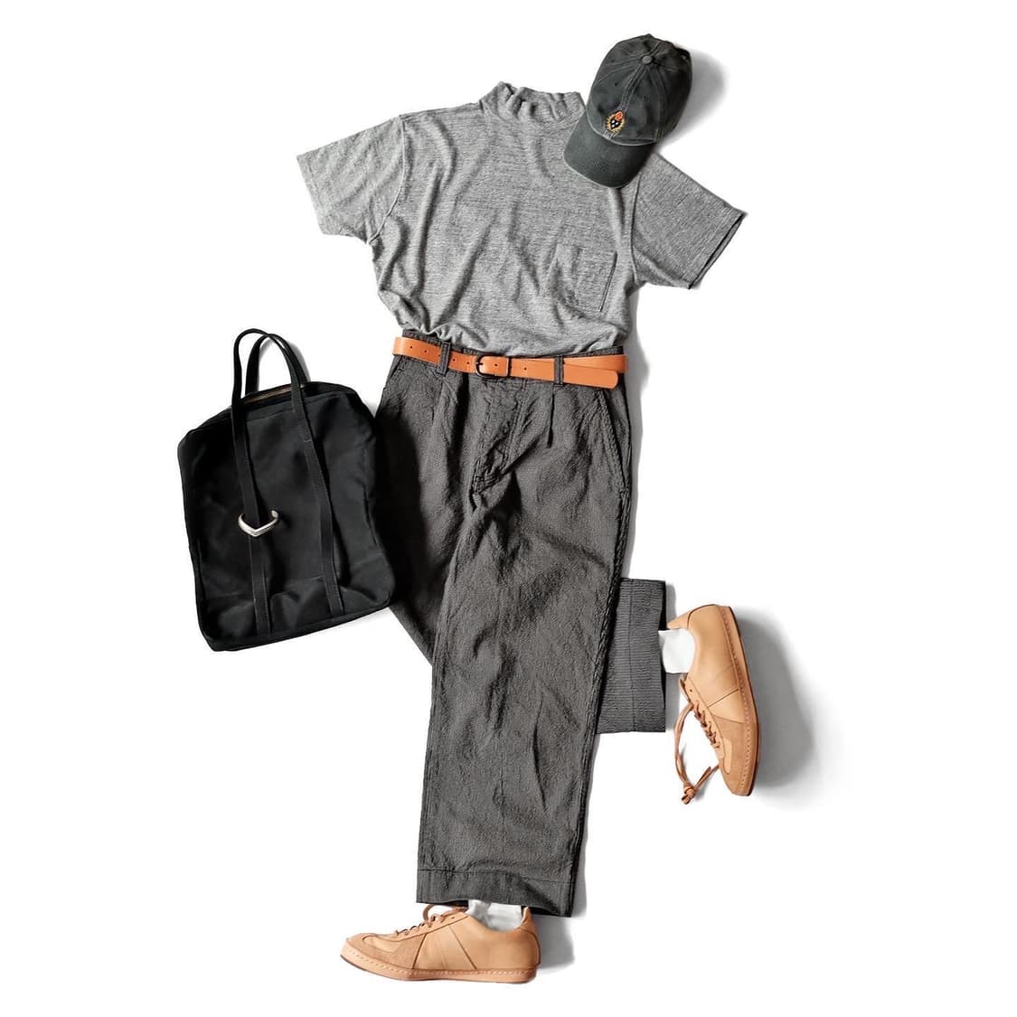 MHL 워크웨어 스트라이프 코튼 린넨 팬츠 2 (30) 상품이미지10