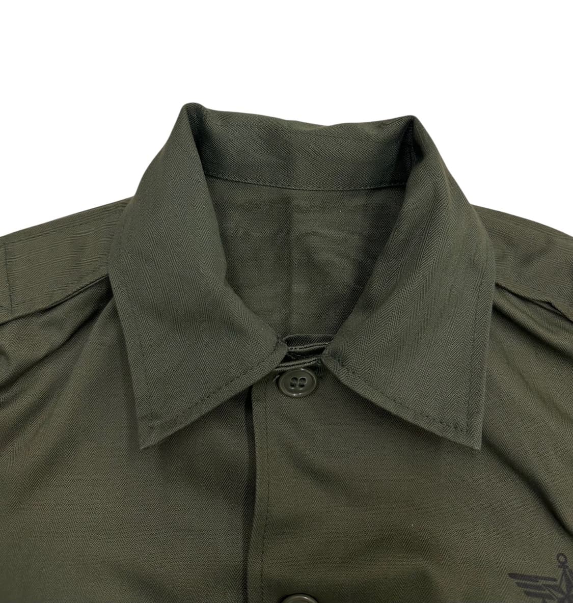 90s 한국군 퍼티그셔츠 카키 (90~95) 상품이미지3