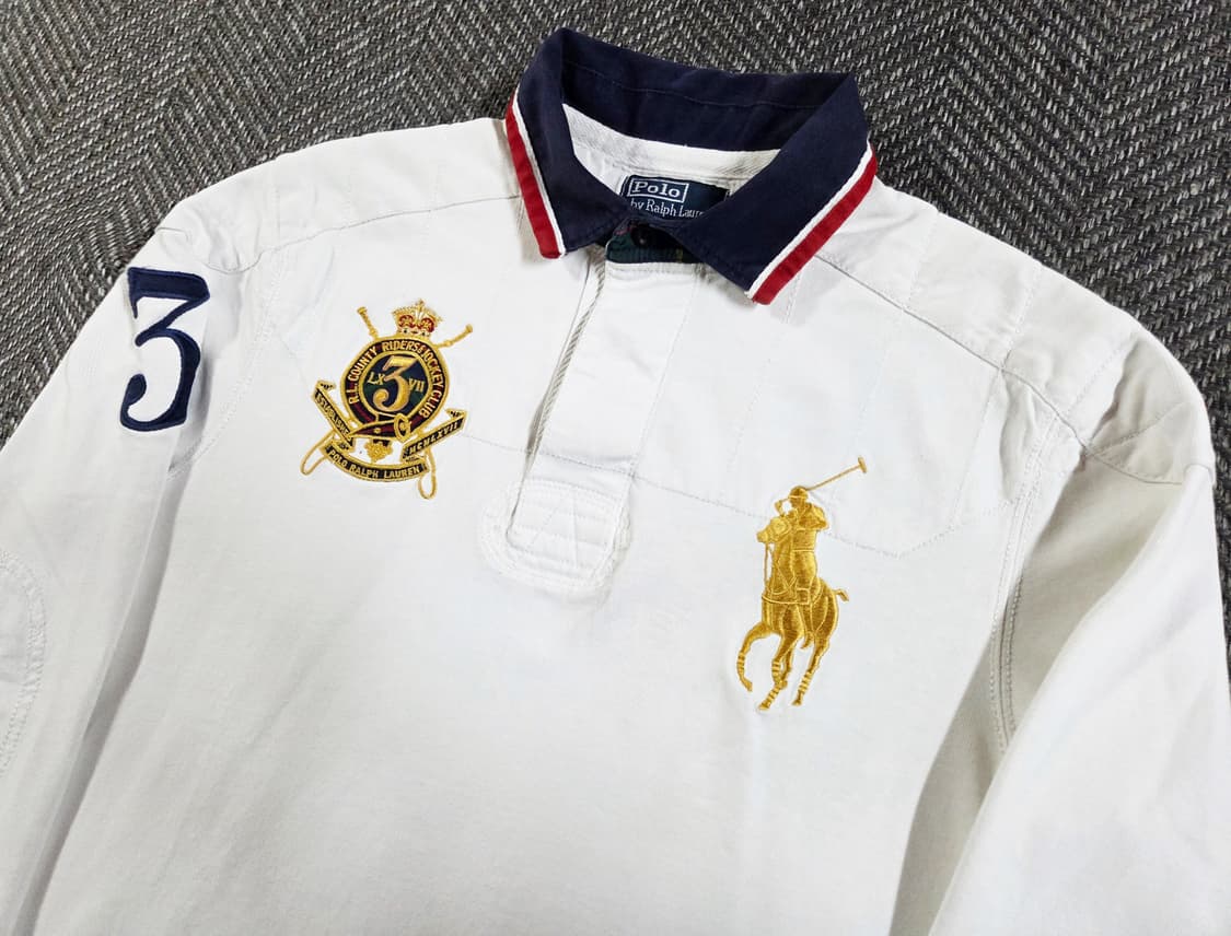 폴로 랄프로렌 빅포니 아이보리 긴팔 럭비티 상품이미지3