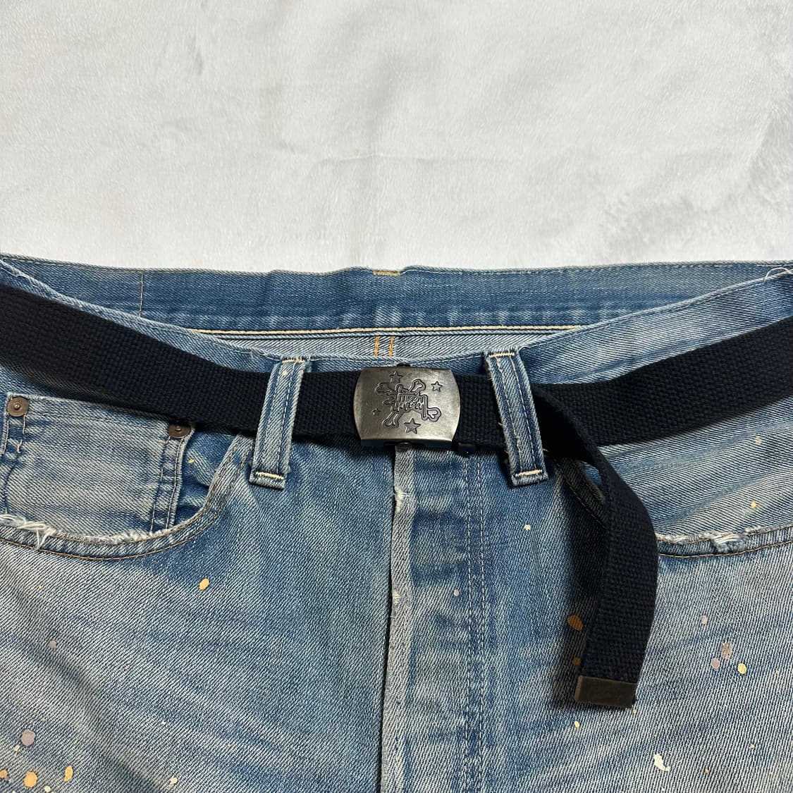 90s 00s 올드 빈티지 스투시 웹 벨트 상품이미지1