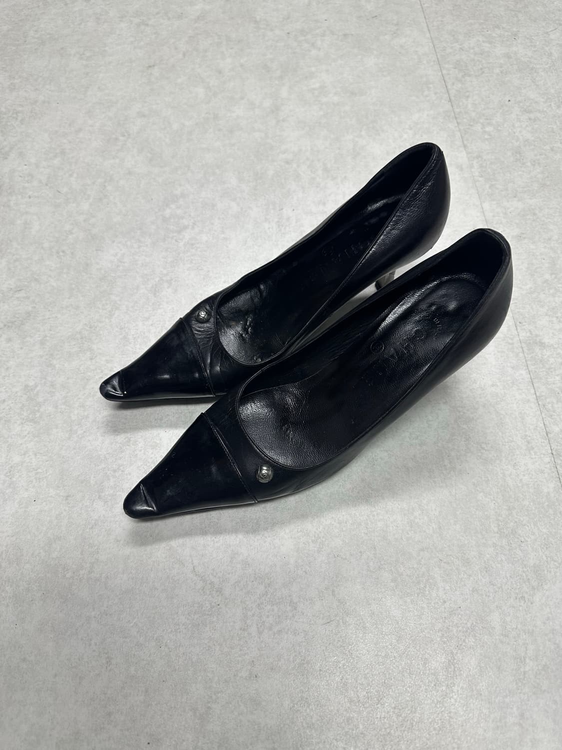 빈티지 샤넬 포인티드 토 힐 상품이미지2