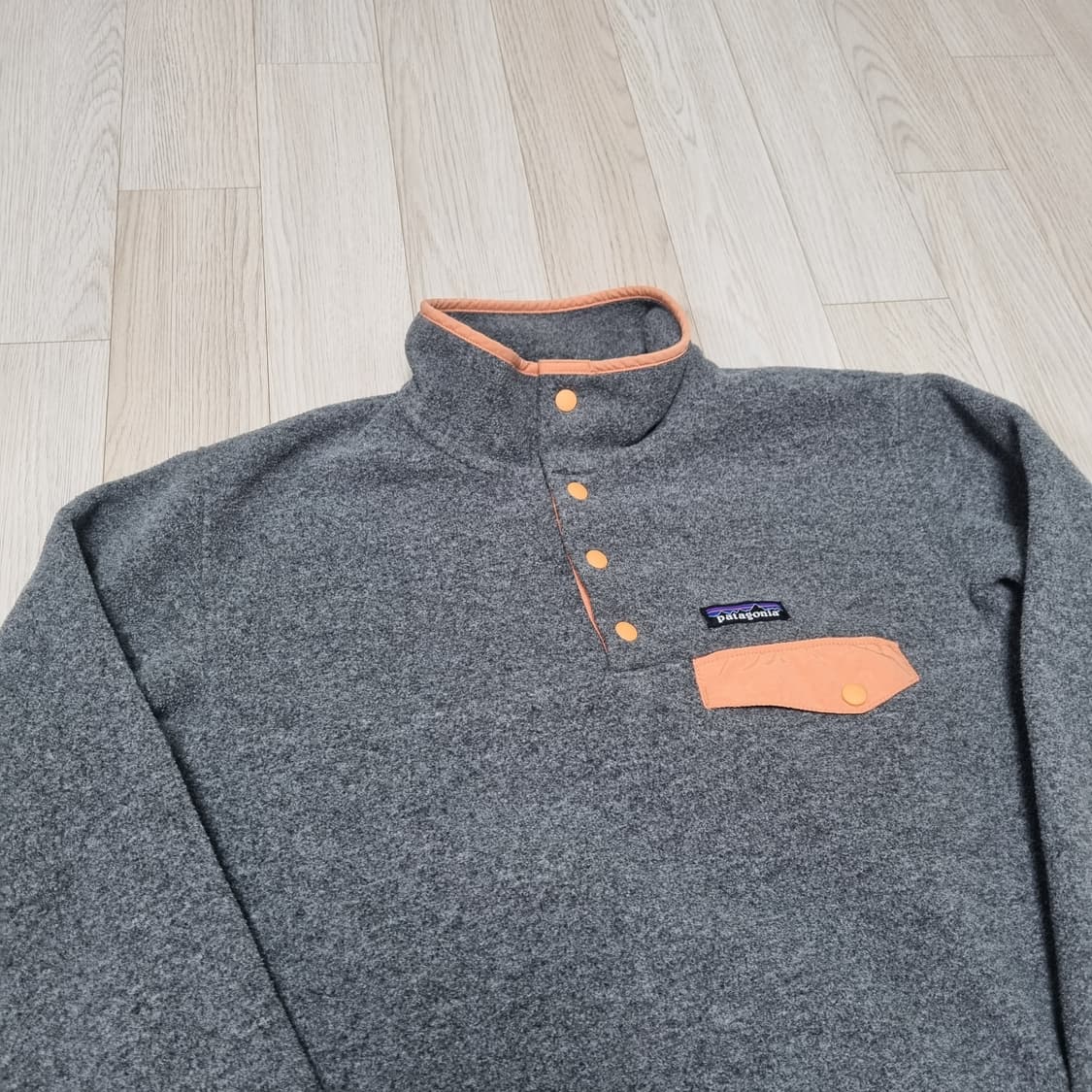 맨즈L) 파타고니아 신칠라 그레이 남자 플리스 상품이미지3