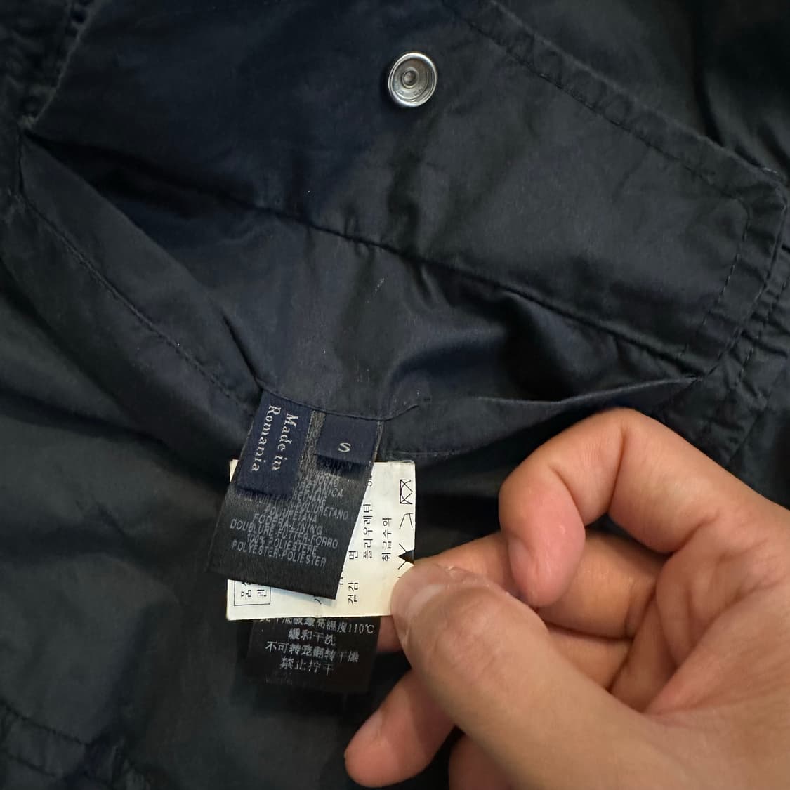 00s 제냐 Zegna 액션 플리츠 블루종 자켓 상품이미지8