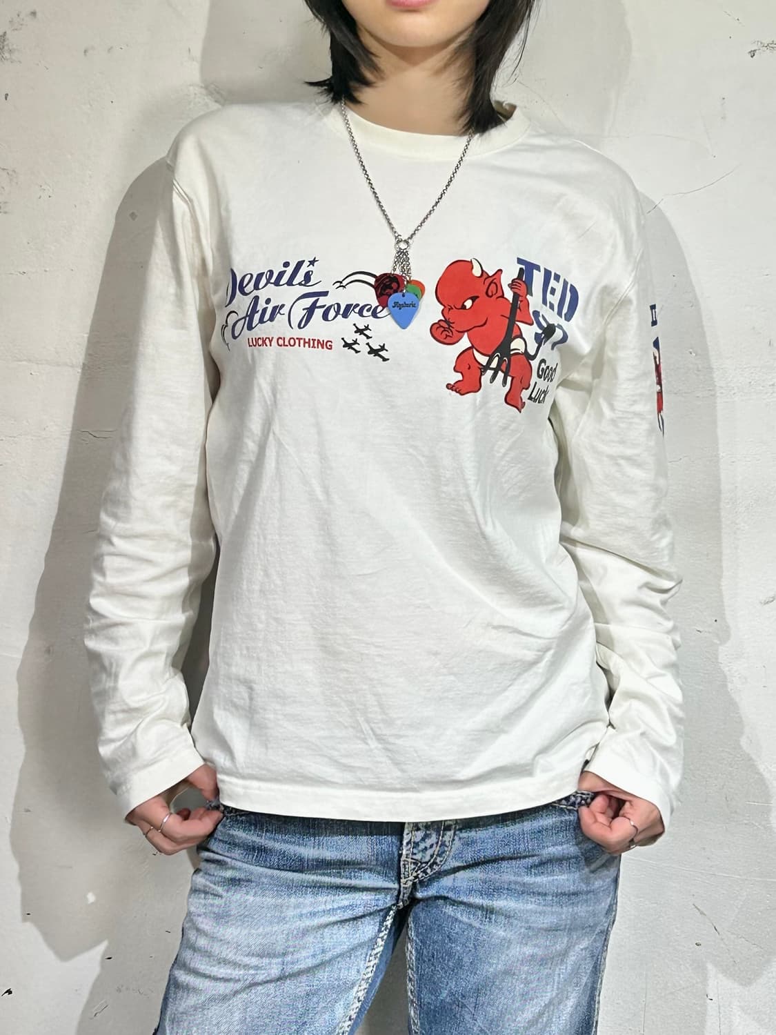 90s 테드컴퍼니 극희귀 롱슬리브 긴팔티 상품이미지4