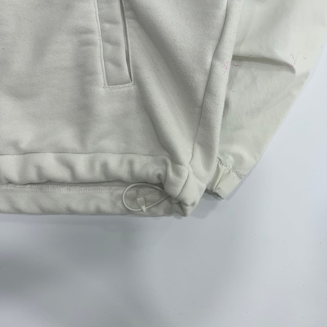 Umbro 엄브로 화이트 네이비 배색 후드티 상품이미지6