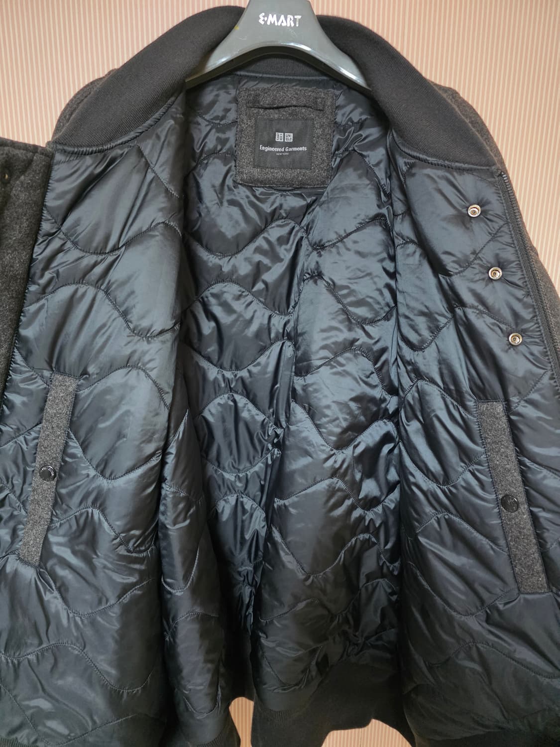 유니클로 엔지니어드가먼츠 블루종 다크그레이 3xl 상품이미지4