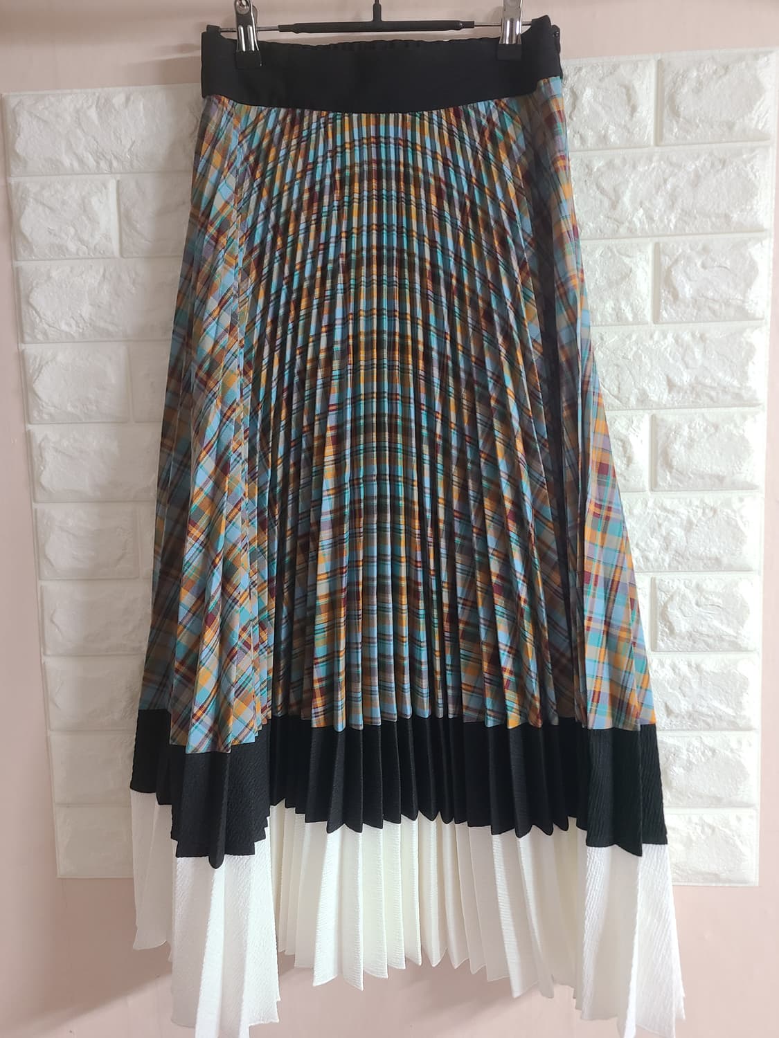 People of the World 체크 롱 스커트 S 상품이미지2