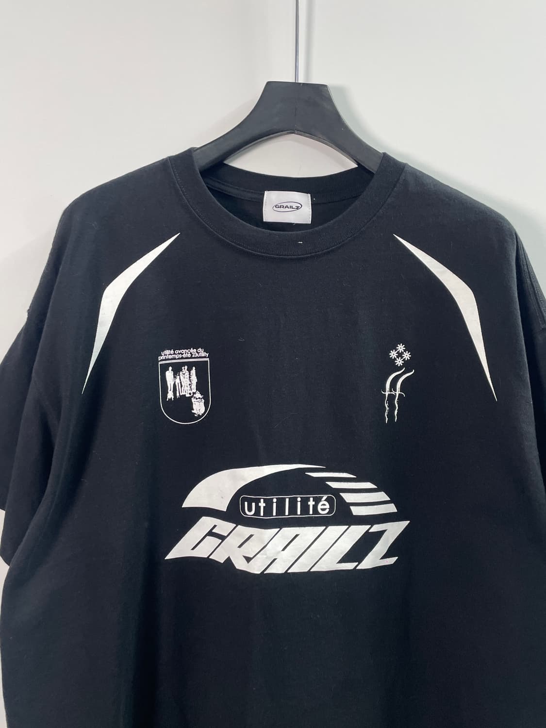 그레일즈 블록코어 블랙 오버핏 반팔티 (on.105) 상품이미지2