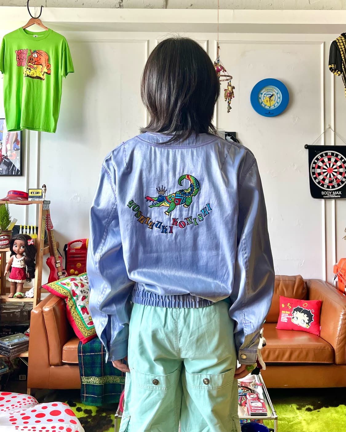 1990s FICCE Archive Coated Bomber Jacket 상품이미지2