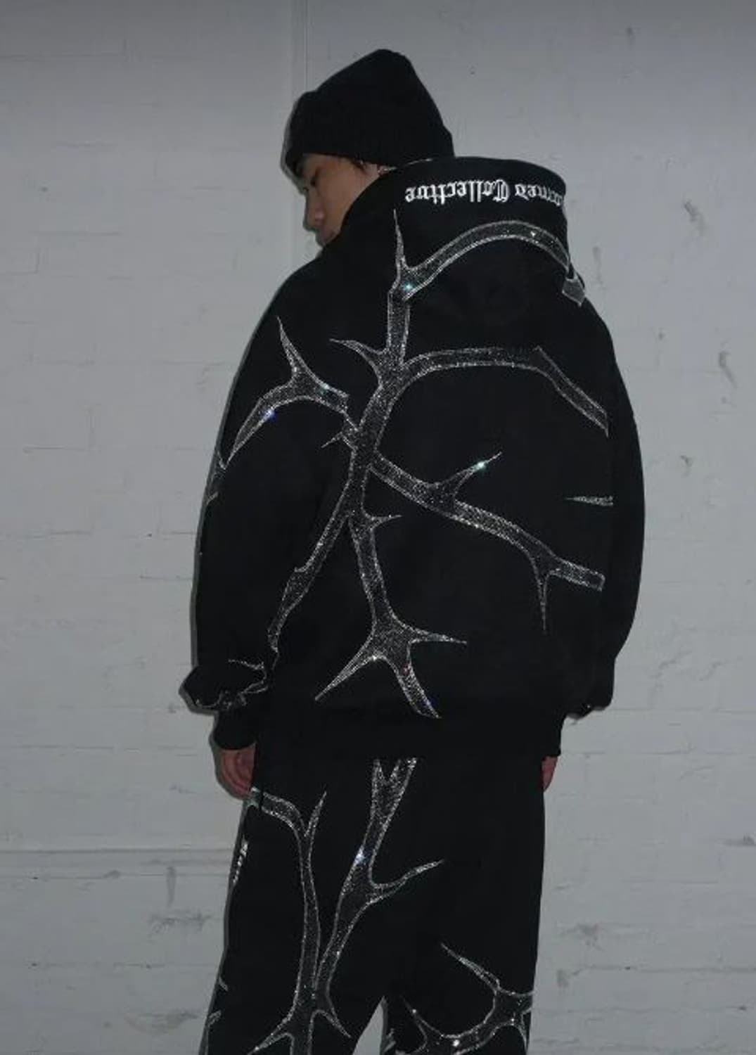 named collective throne rhinestone 후드집업 상품이미지2