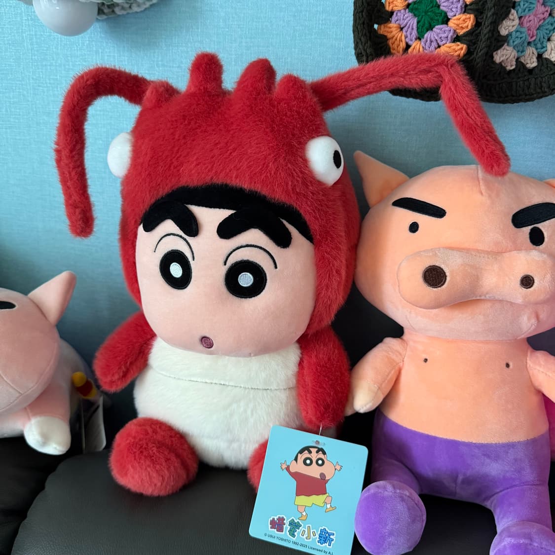 짱구 가재옷 중대형 인형 택있는 새재품 약 36센치 상품이미지3