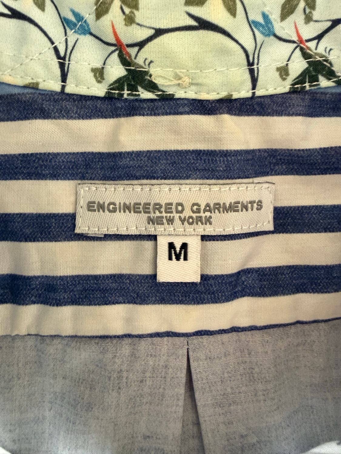 Engineered Garments 패치워크 반팔 셔츠 M (Made i 상품이미지7