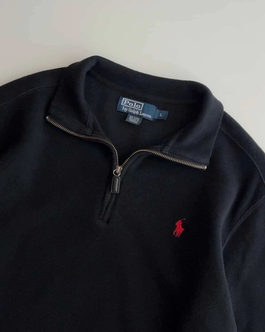 폴로 랄프로렌 쿼터 집업 L 상품이미지4