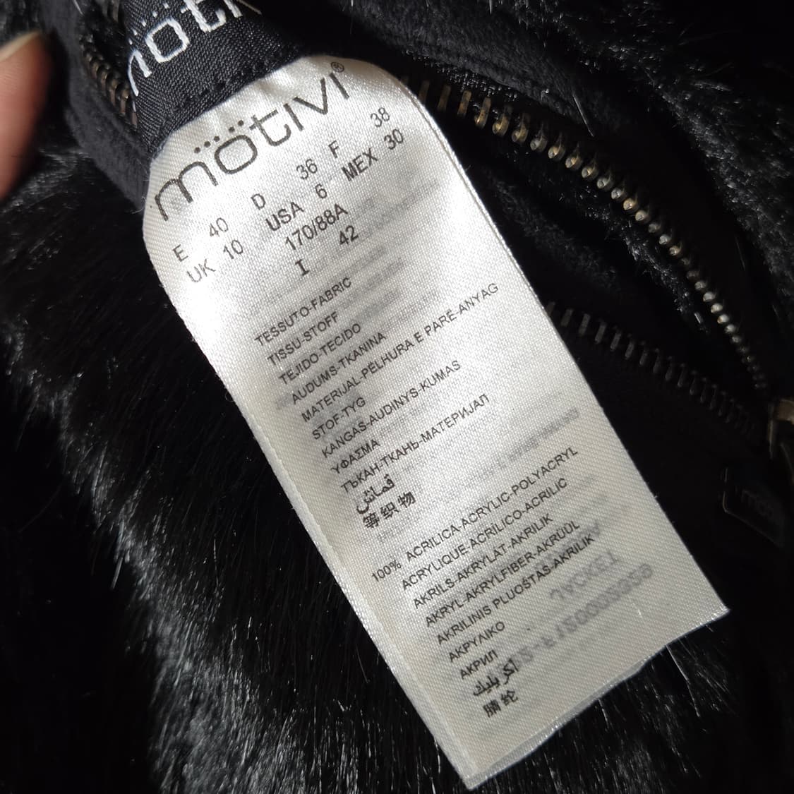 MOTIVI 빈티지 리버시블 무스탕 퍼 자켓 상품이미지10
