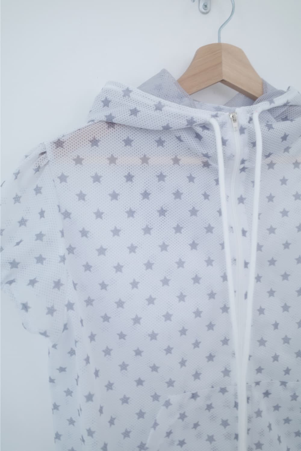 star mesh hood zip-up 새상품 상품이미지3