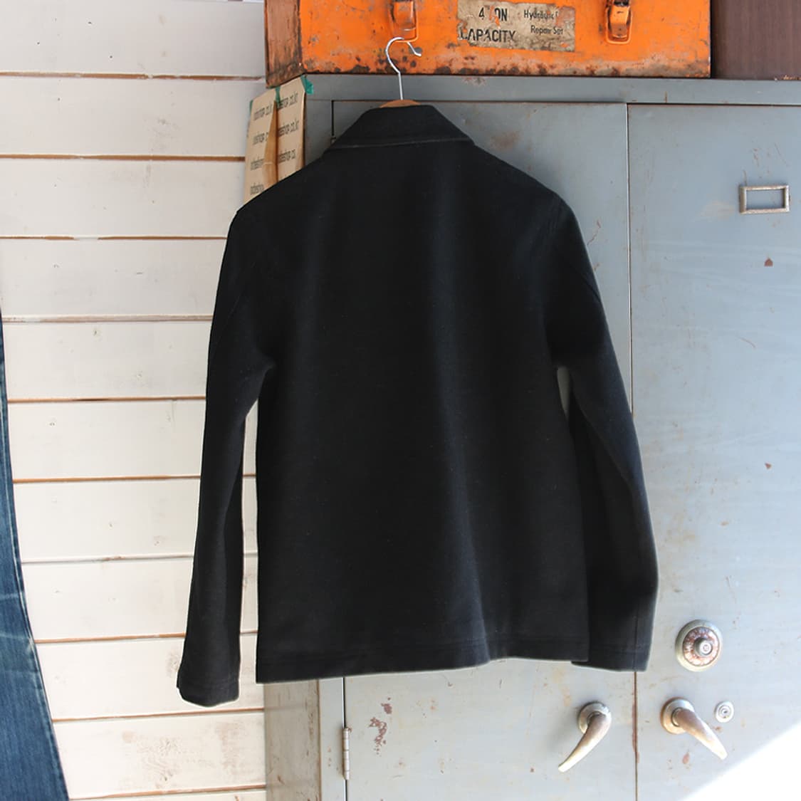 (착용컷) Antiqulothes 모직 워크 자켓 (남성용 95-98) 상품이미지3