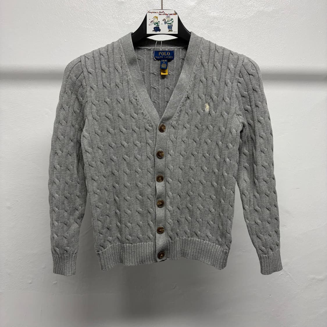 폴로 케이블 니트 가디건 2  상품이미지1