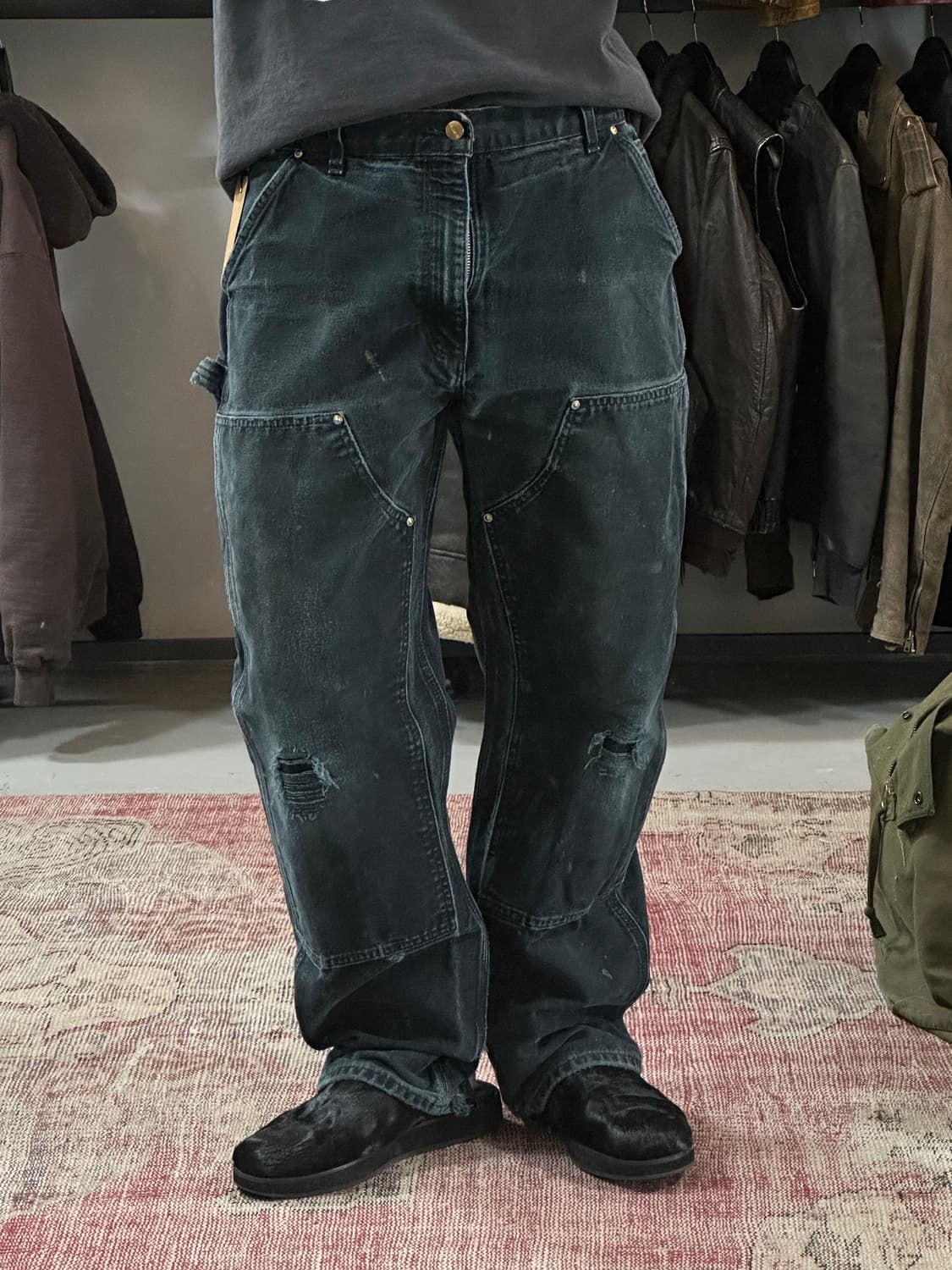 OG USA Made 칼하트 B01 더블니 팬츠 칼하트 썩블니 상품이미지10