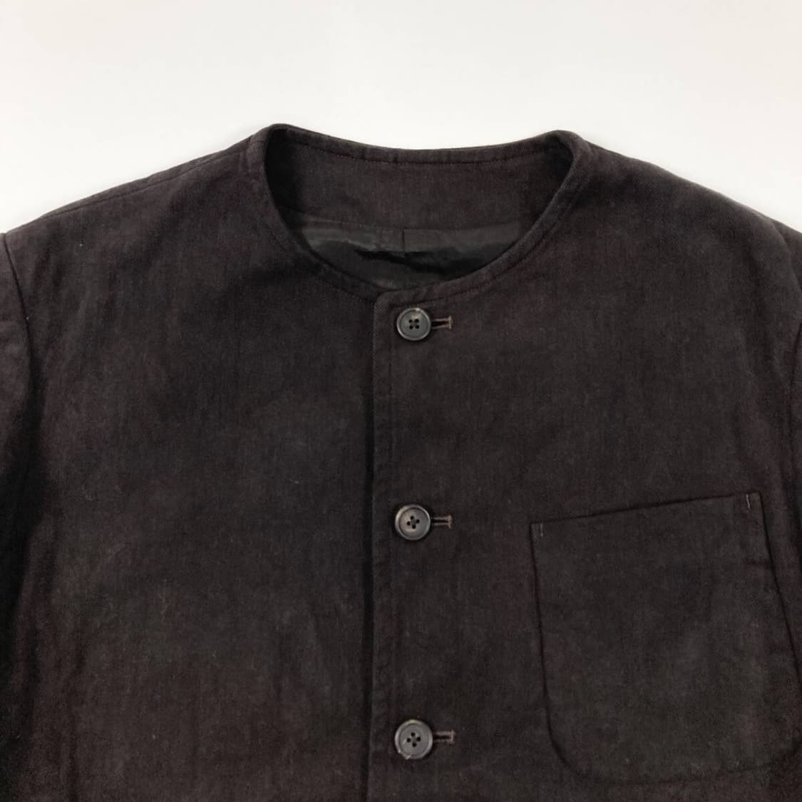 Yohji Yamamoto Men collarless jacket 상품이미지2
