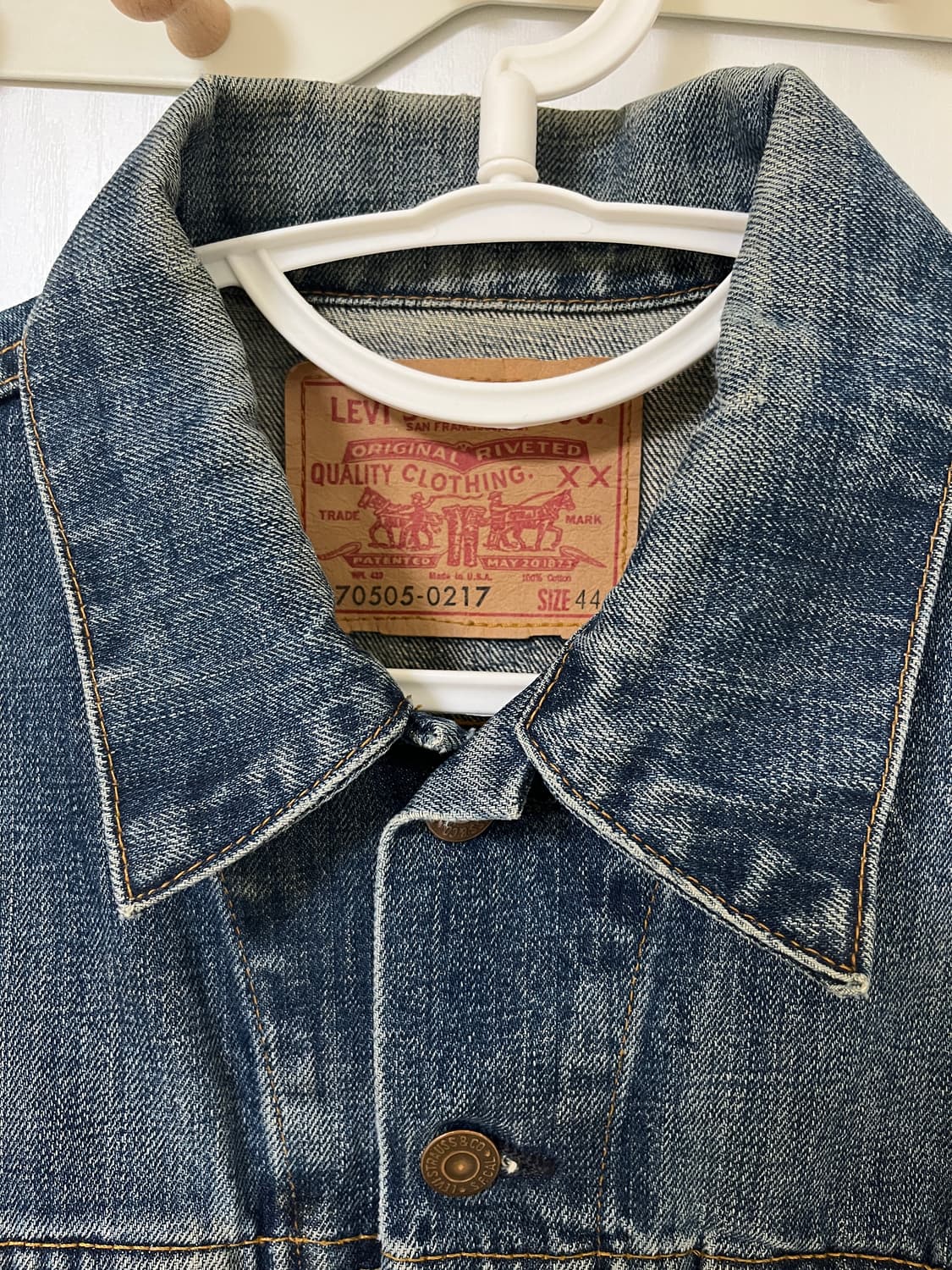 리바이스 90s 타입3 트러커 발렌시아 555 44사이즈 3세대 상품이미지2