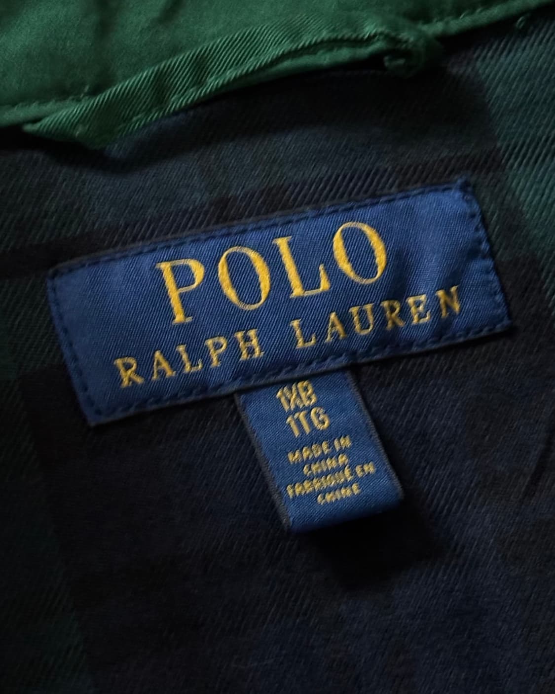 Polo 폴로 랄프로렌 신형라벨 딥그린컬러 코튼 바라쿠타 헤링턴 자켓  상품이미지7