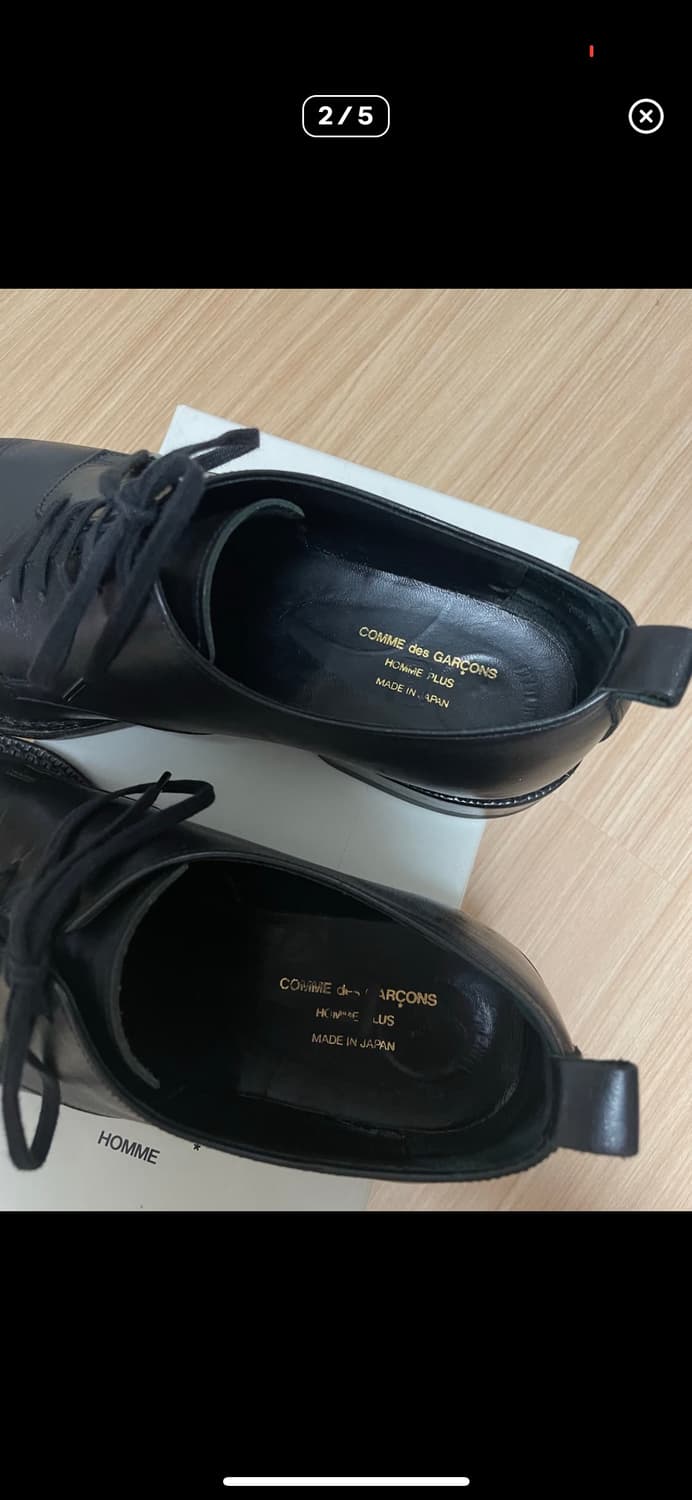 꼼데가르송 옴므플러스 기본더비 270 상품이미지2