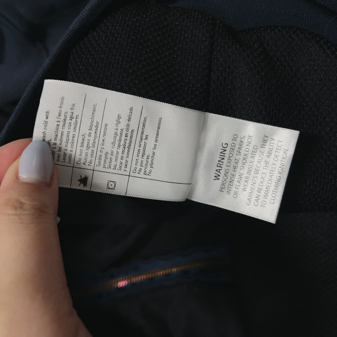 [정품] 칼하트 네이비 써멀 후드집업 [ M ] 상품이미지8