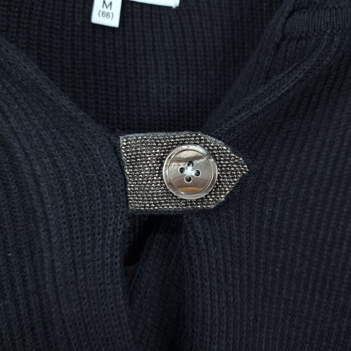 [세인트 존] 23S/S 캡 슬리브 오버핏 후드 니트 블랙 P01459 상품이미지6