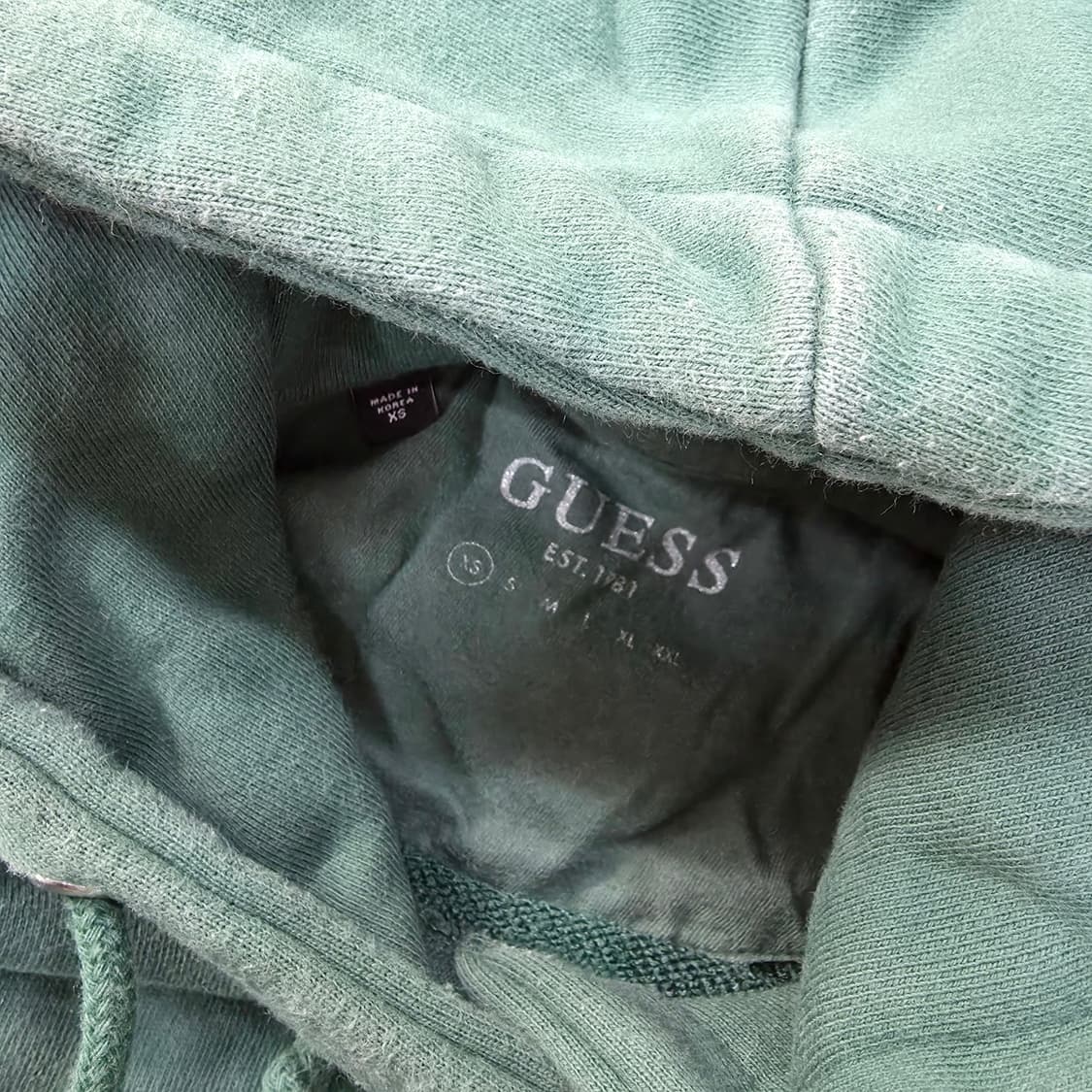 [XS] 게스 플라워 크롭 후드 맨투맨 1222J 상품이미지4