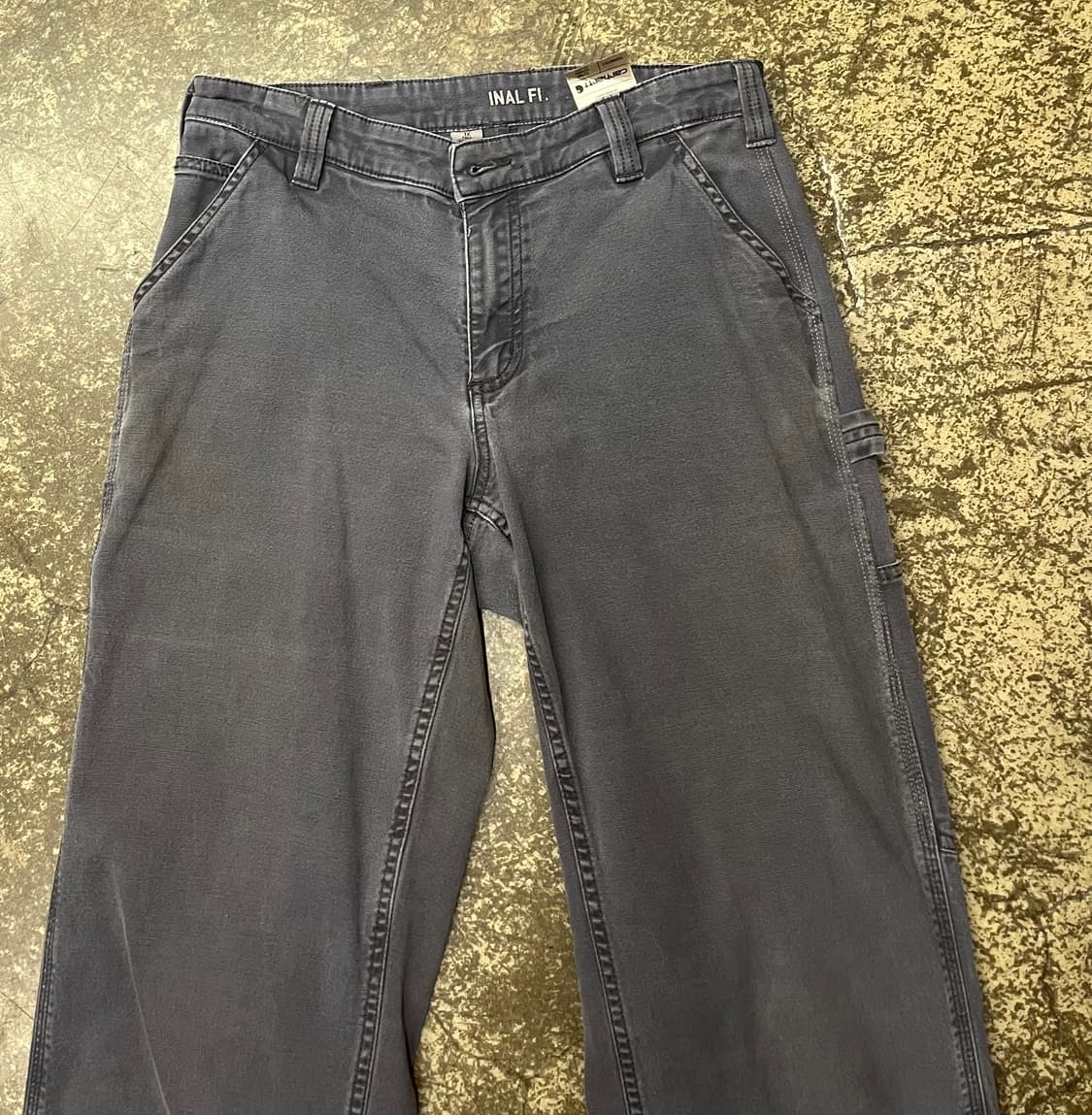 칼하트 카펜터 팬츠 차콜 그레이 상품이미지8