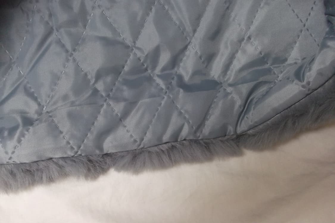 갸루 히메갸루 오네갸루 펑크 일브 그레이 퍼자켓 코트 고스펑크 상품이미지5