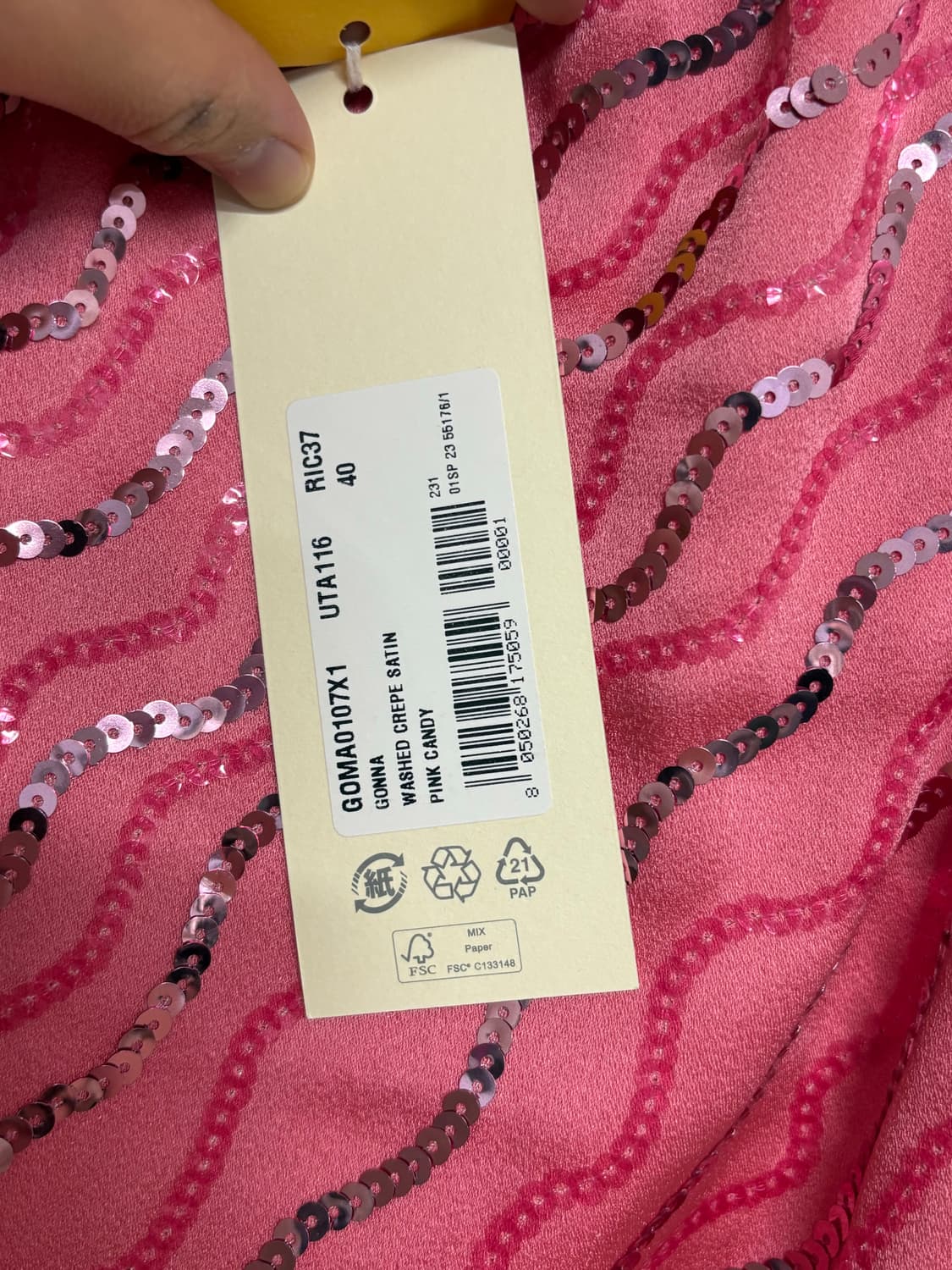 [새상품] marni crepe satin skirt 상품이미지6