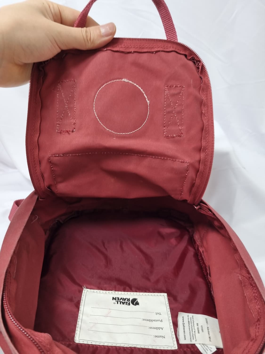 피엘라벤 칸켄 포그 미니 7L 백팩옥스 레드 상품이미지8