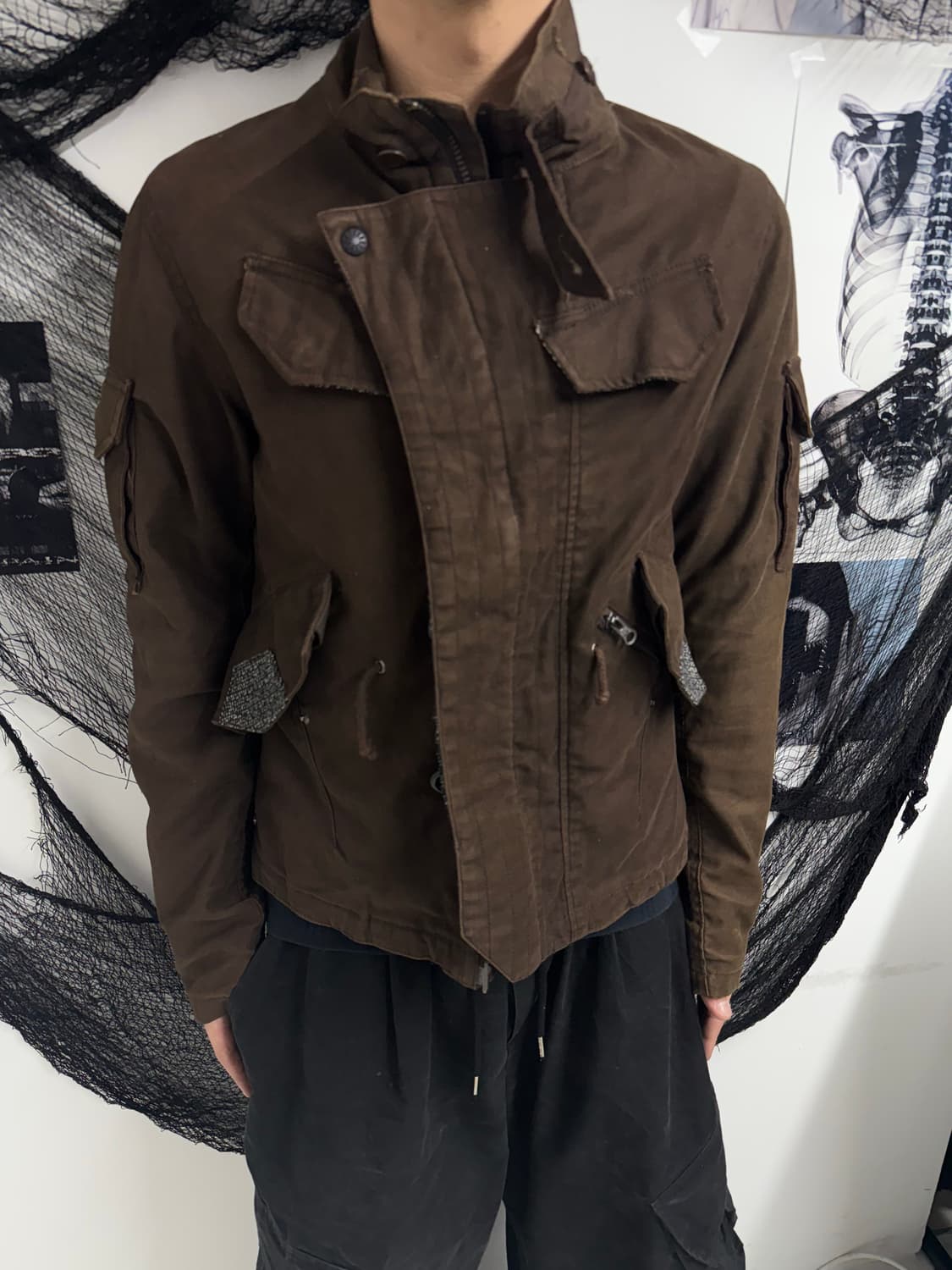 Unbalnced cotton jacket 상품이미지3