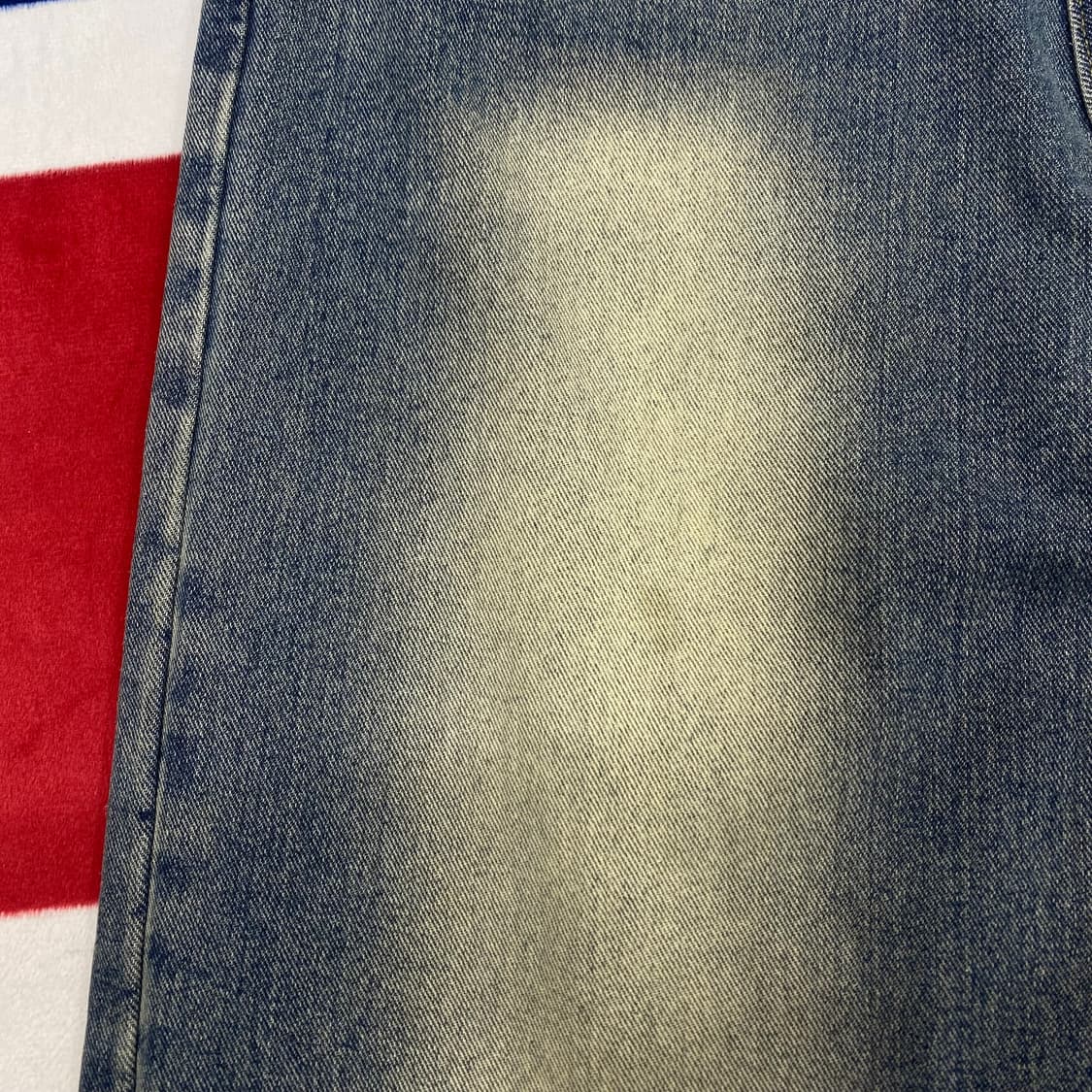 빈티지 와이드 워싱데님팬츠 여성 M  상품이미지4