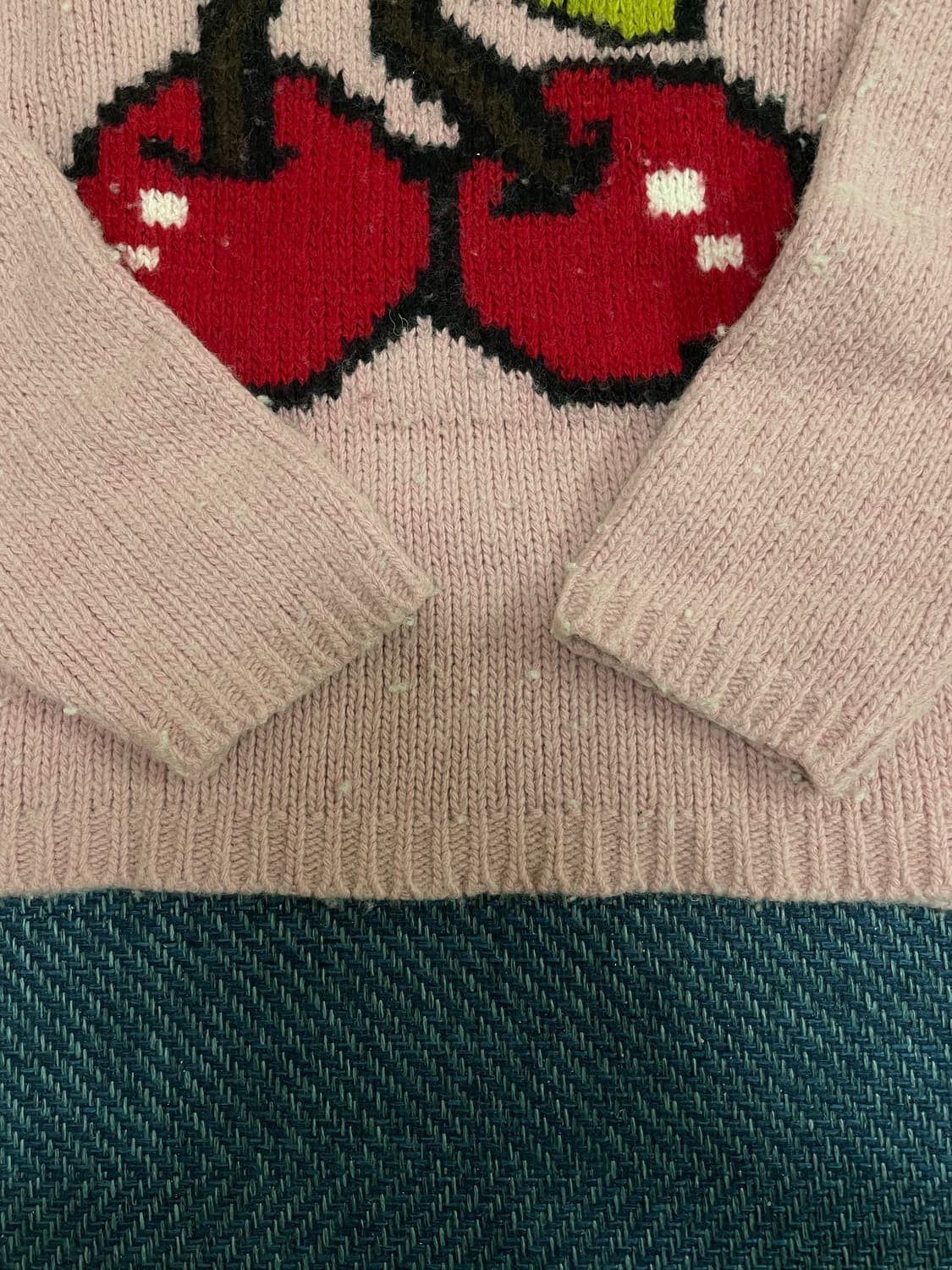 아워레가시 캔디플로스 체리 니트 36 상품이미지4