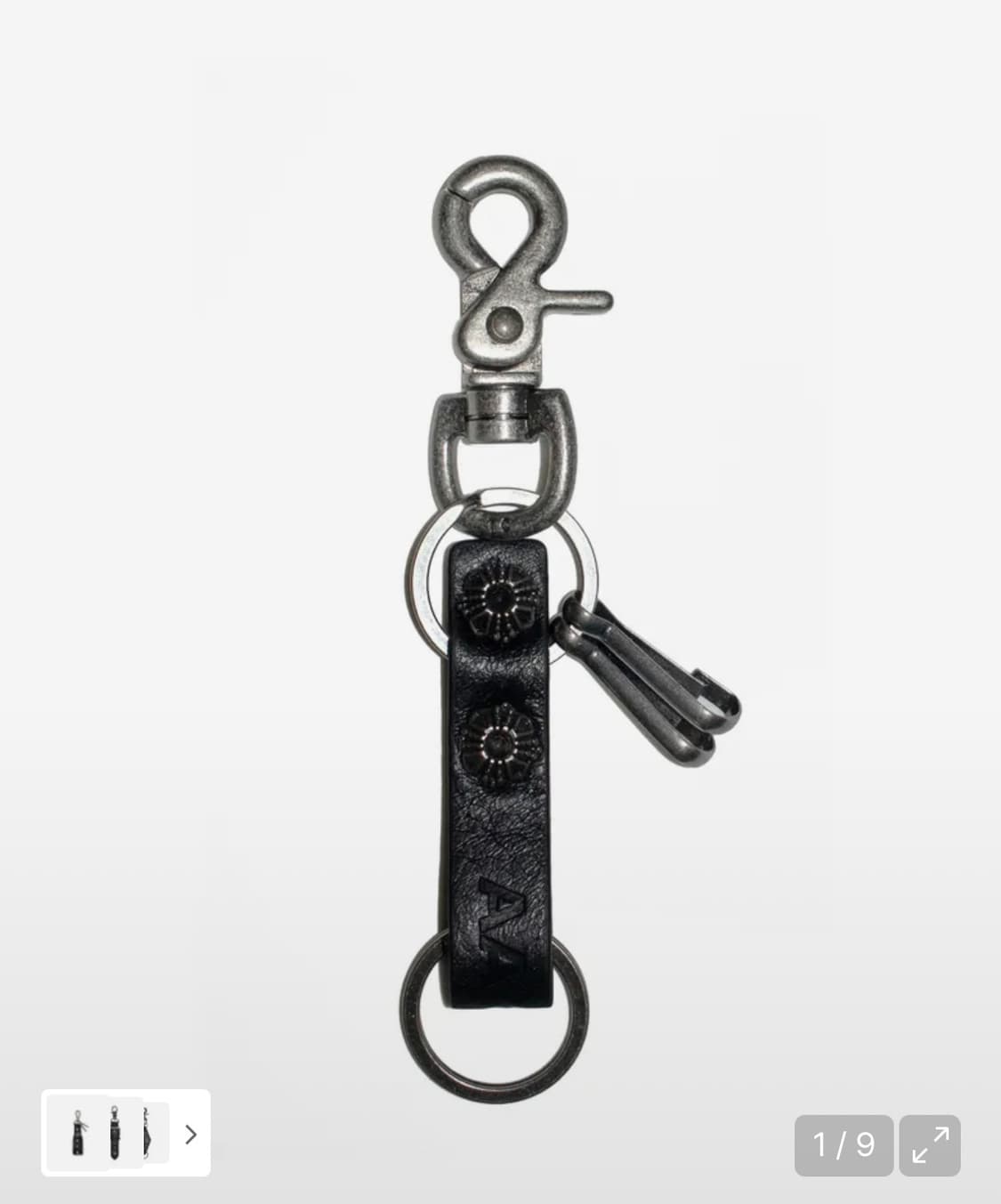 아캄 키링 Studded Leather Keyring (Square) 상품이미지1