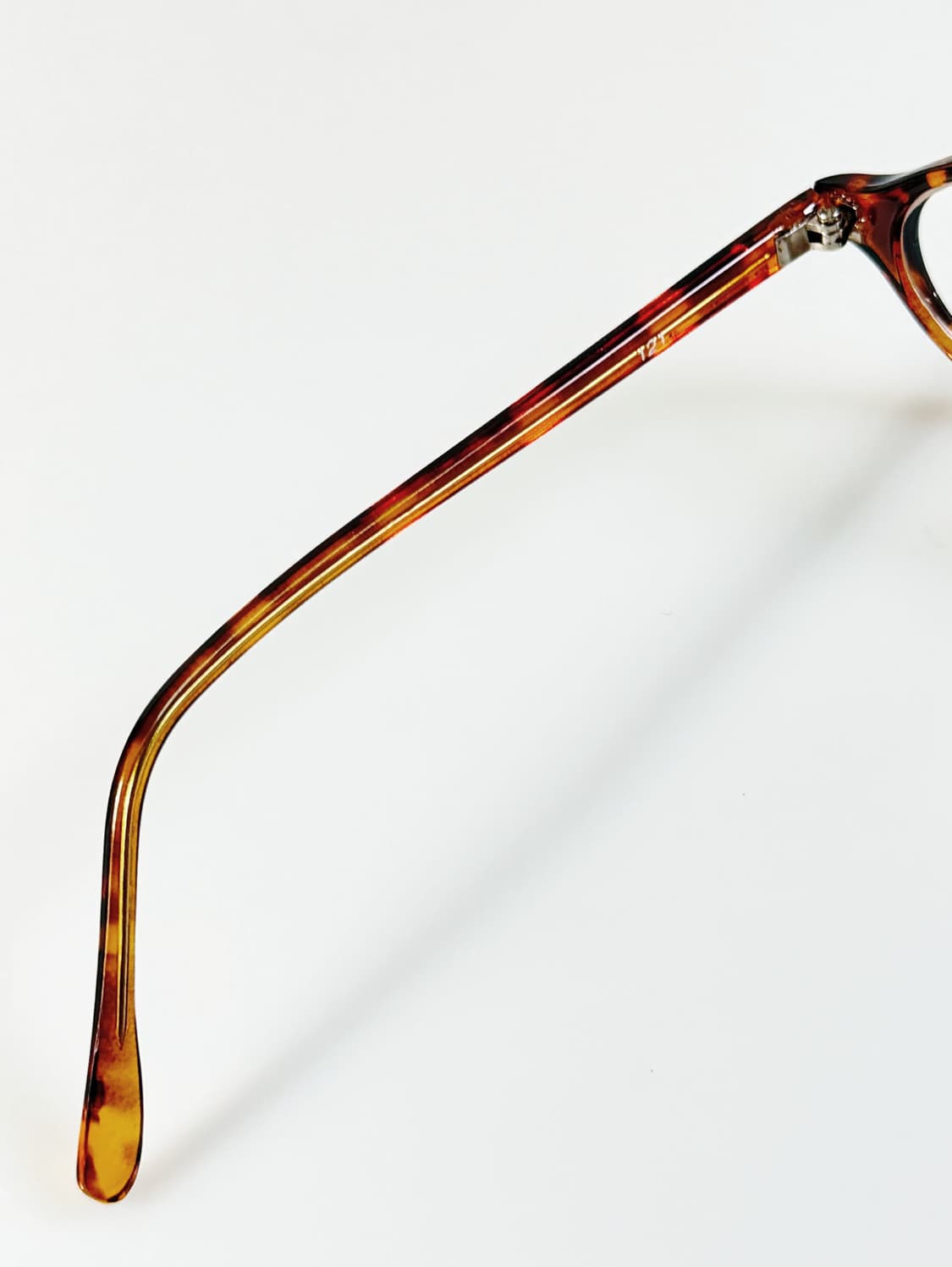 90s 토터스쉘 오벌 뿔테 프레임 빈티지 안경 상품이미지7