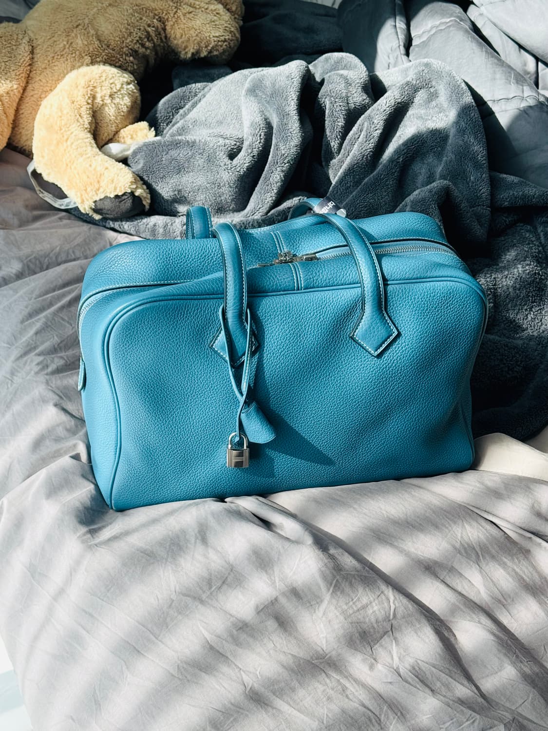 에르메스 빅토리아2 35 블루진 정품 상품이미지2