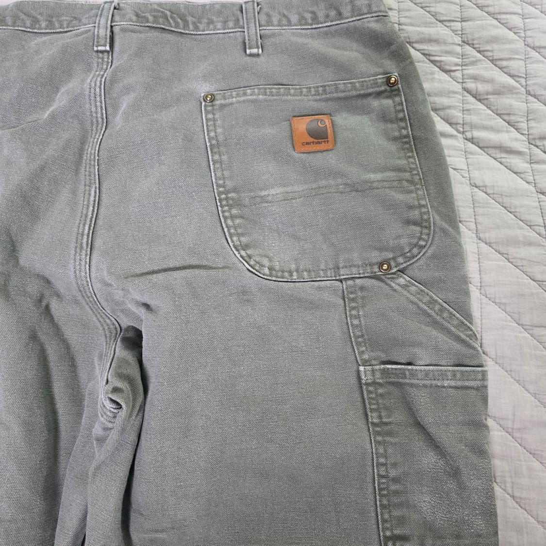[38X30] 빈티지 칼하트 더블니 B136MOS 워크팬츠 M-4 상품이미지7