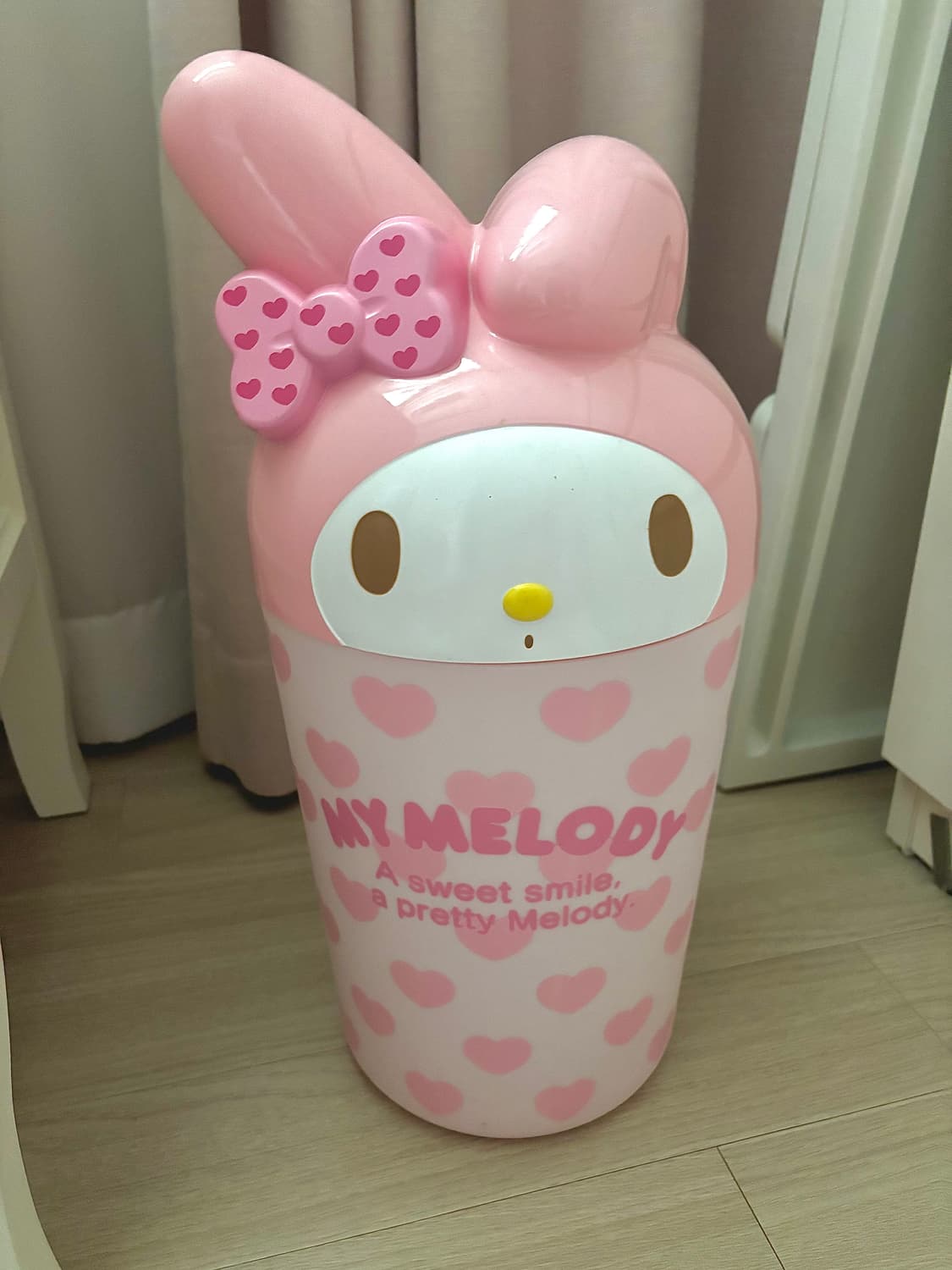 고전 마이멜로디 쓰레기통 방꾸 라떼갸루 히메갸루 상품이미지1