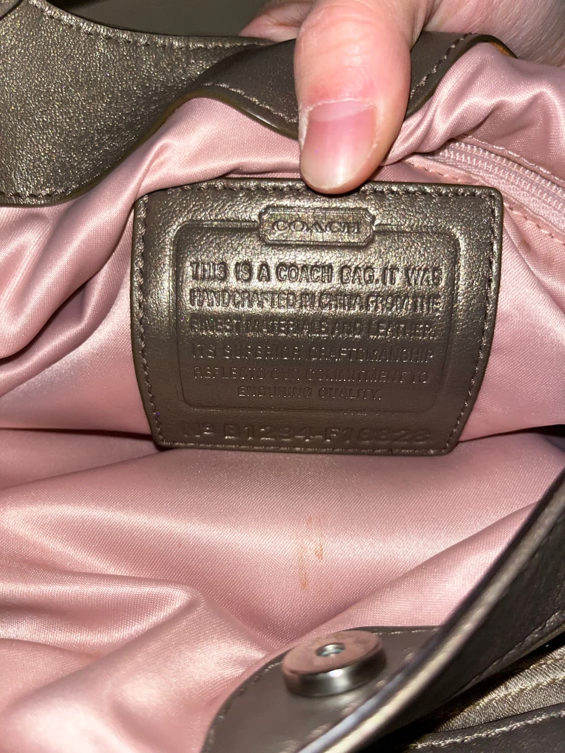 Old Coach Basic Shoulder Bag 상품이미지8