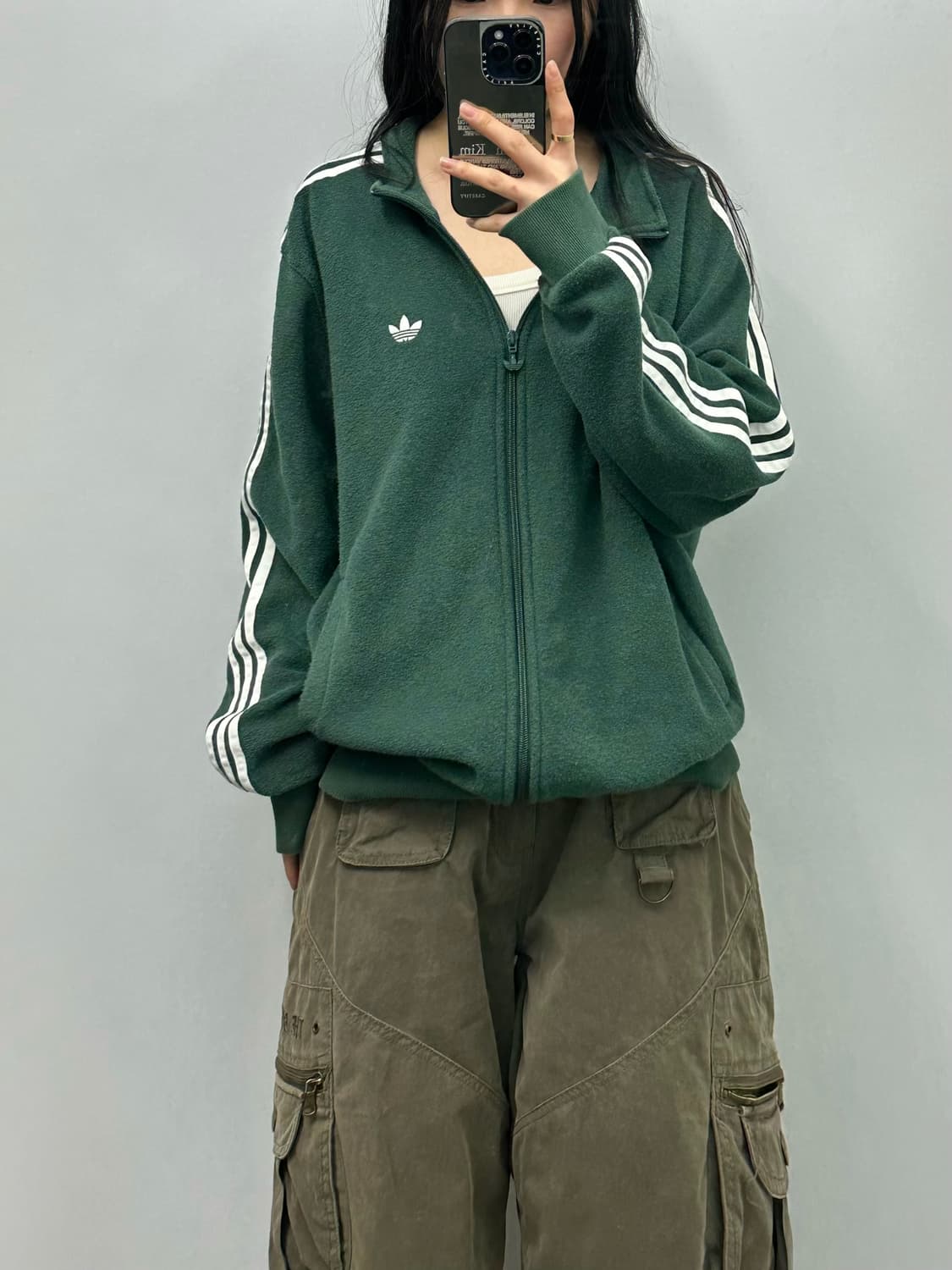 아디다스 딥그린 테리코튼 부클 져지  상품이미지1