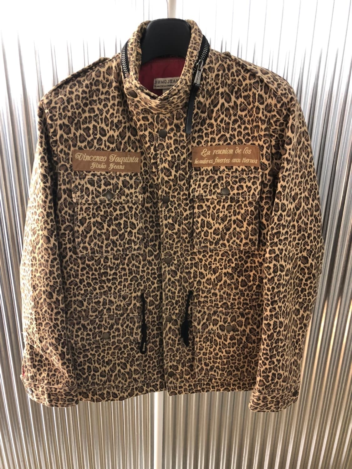 JINHOJEANS 레오파드 자켓 48사이즈 상품이미지2