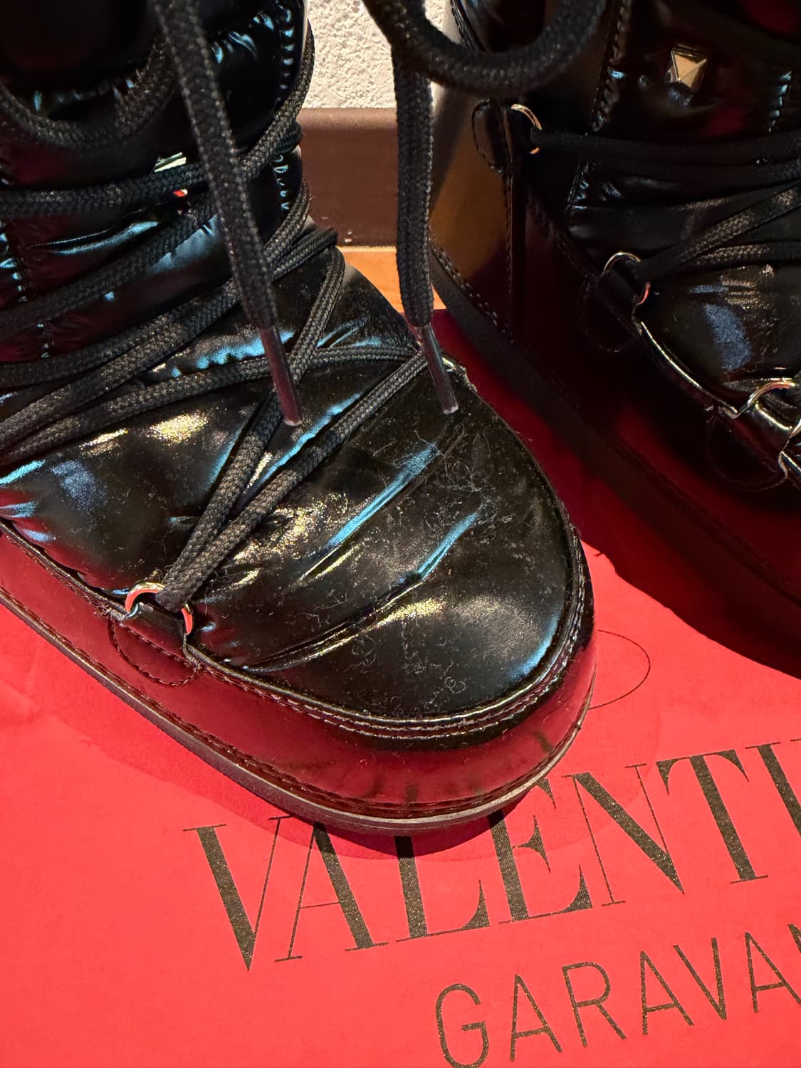 Valentino 스터드 문 부츠 37 / (박스,더스트백포함) 상품이미지9