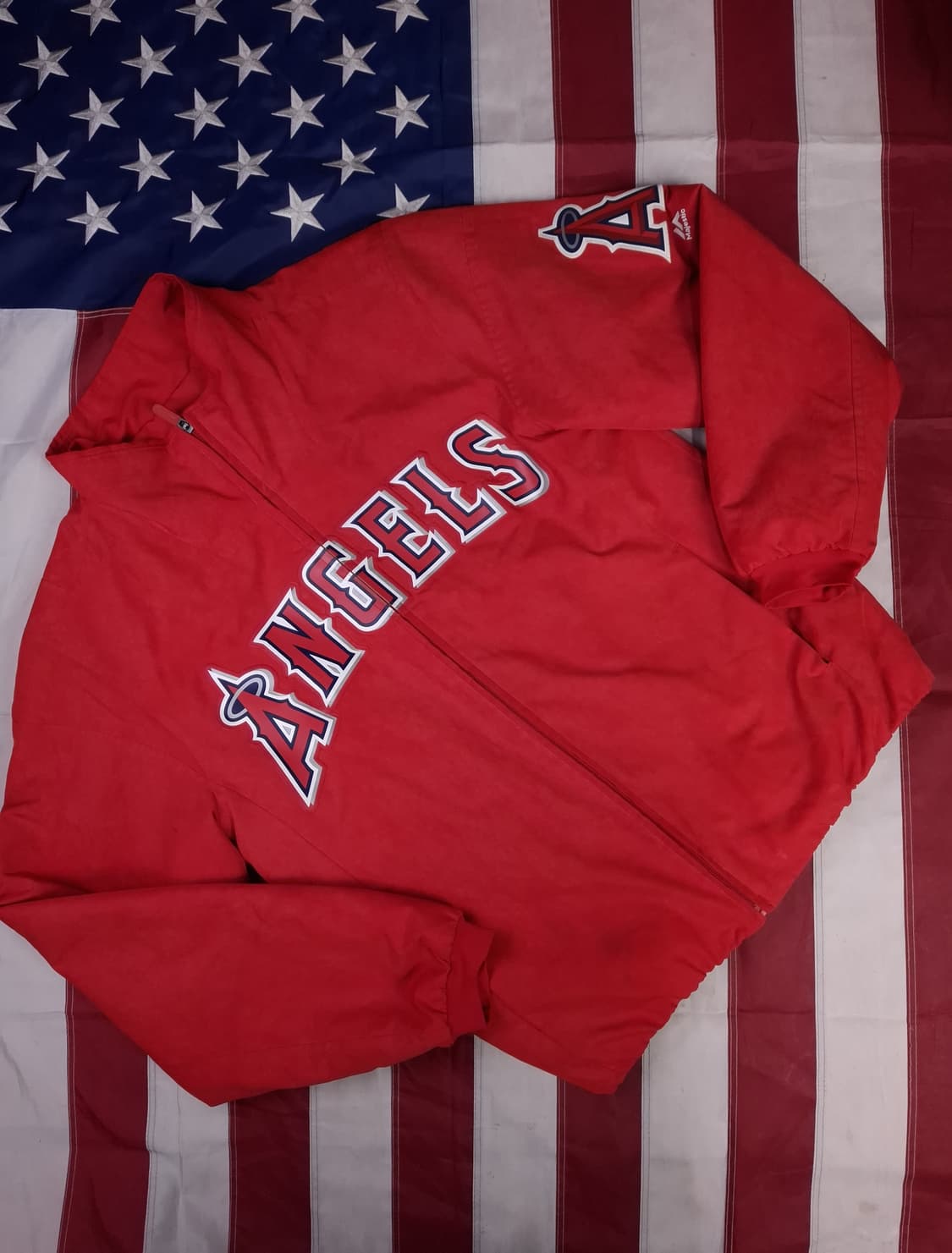 오리지날 마제스틱 LA 에인절스 봄버 자켓 상품이미지1